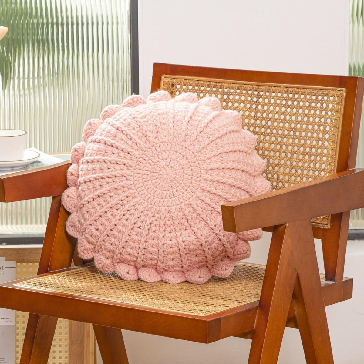 Knitted Decor Throw Pillow