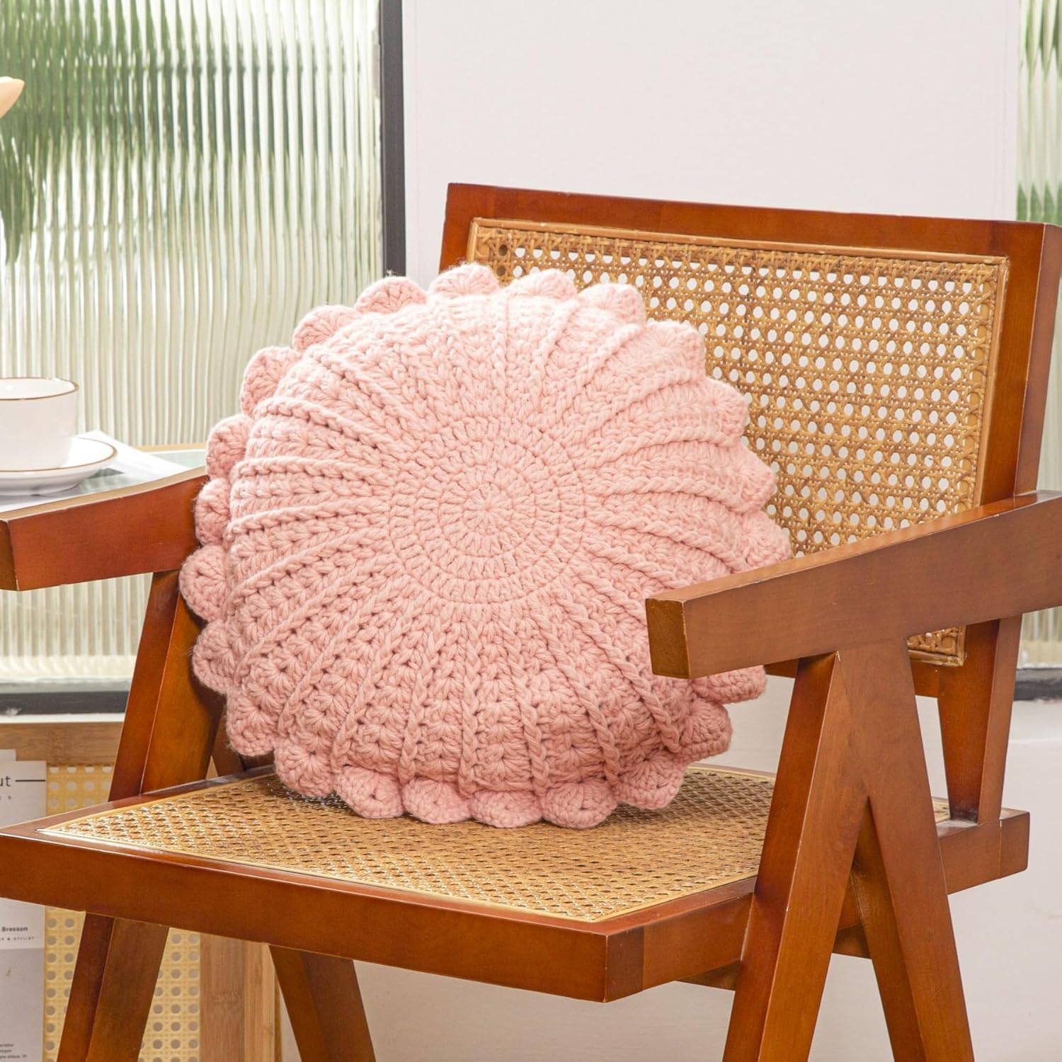 Knitted Decor Throw Pillow