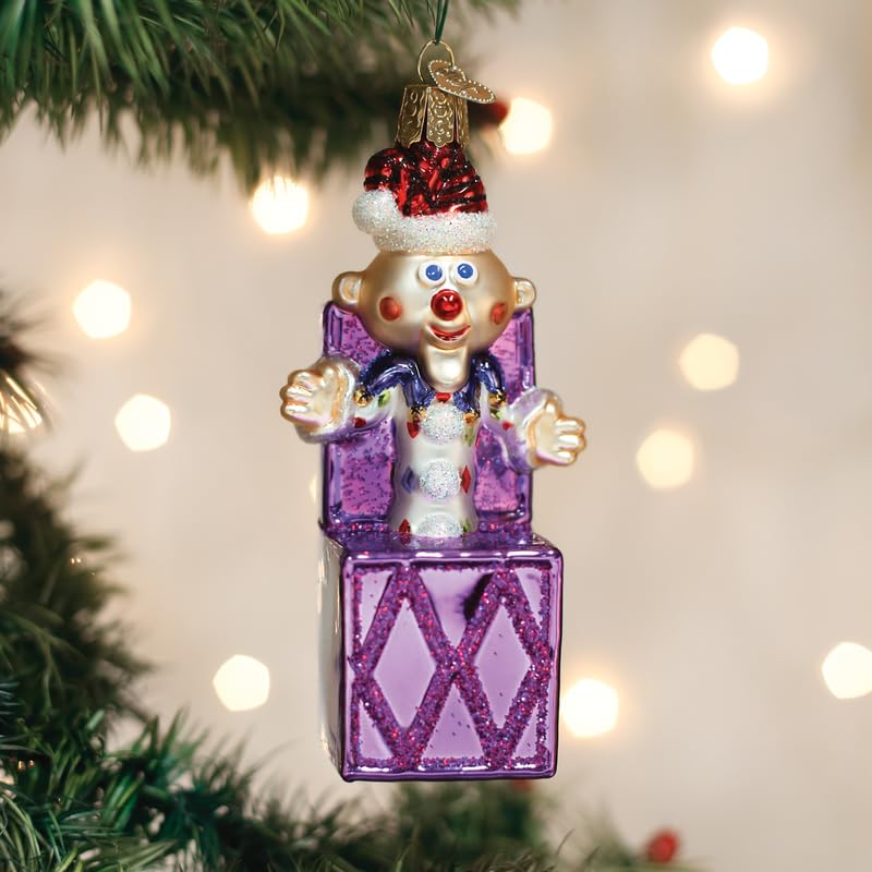 Old World Christmas Rudolph and Clarice Glass Blown Ornament for Christmas Tree, Handcrafted Holiday Decoration, Rudolph Collection