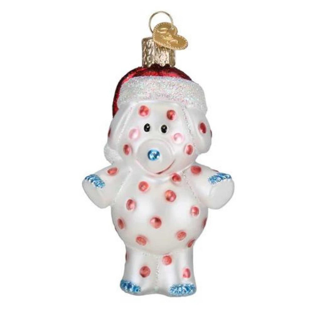 Old World Christmas Rudolph and Clarice Glass Blown Ornament for Christmas Tree, Handcrafted Holiday Decoration, Rudolph Collection