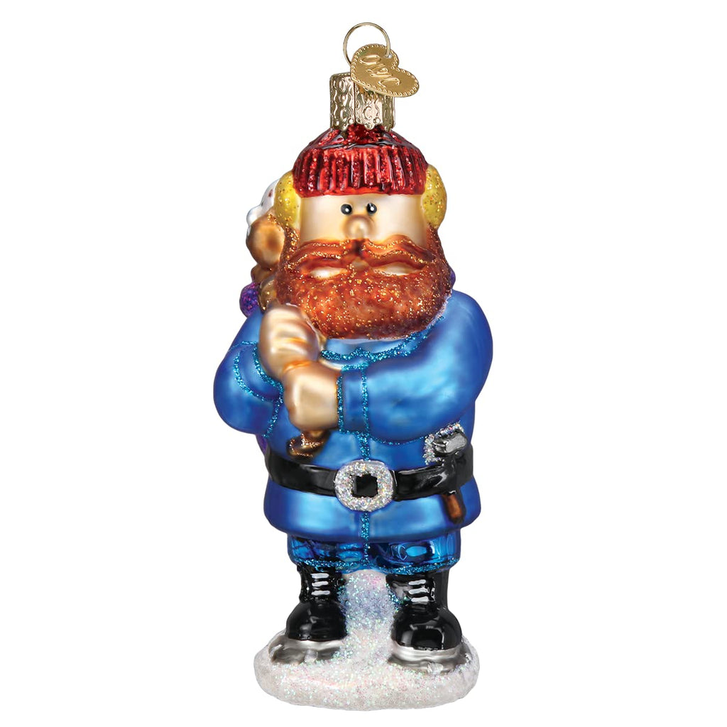 Old World Christmas Rudolph and Clarice Glass Blown Ornament for Christmas Tree, Handcrafted Holiday Decoration, Rudolph Collection